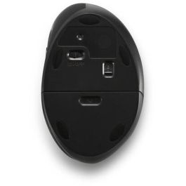 Kensington Ratón Pro Fit Ergonómico Vertical Inalámbrico para Zurdos, 6 Botones, 800-1200-1600 DPI, Negro
