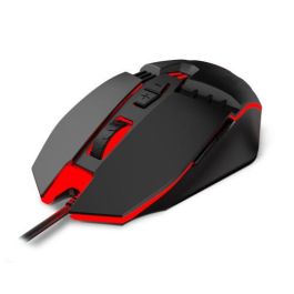 Krom NXKROMKALAX Ratón Óptico Gaming USB Tipo A Mano Derecha 3200 DPI 7 Botones Iluminación LED