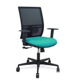 Silla Piqueras Y Crespo Yunquera Brazos Regulable Ergonomica Mecanismo Sincro Respaldo Malla Negra Asiento Tapizado Bali Turquesa Precio: 263.88999989. SKU: B15NTJZFBK
