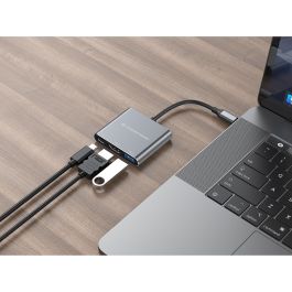 Conceptronic Docking USB-C 3in1 1xHDMI 4K 1xUSB-A 3.0 1xUSB-C Alimentacion 100W