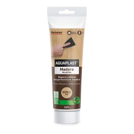 Aguaplast Masilla para madera roble 125ml 70000-007 - Reparar, rellenar y nivelar fisuras en interior y exterior