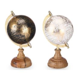 Globo Terraqueo 12,5Cm Surtidos Oro Giftdecor (12 Unidades) Globo Terraqueo 12,5Cm Surtidos Oro Giftdecor (12 Unidades)