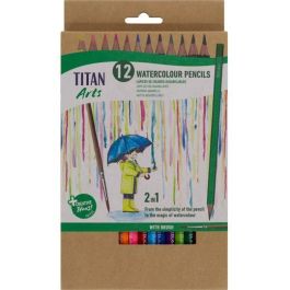 Titan Arts Lápices De Colores Acuarelables Surtidos Estuche 12 Ud + Pincel Precio: 3.88999996. SKU: B1HTMG4NAA