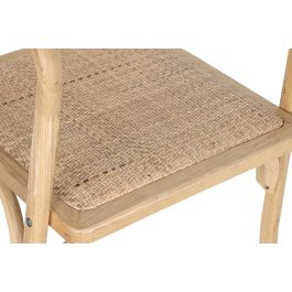 DKD Home Decor Silla Horeca Olmo Ratan Natural 53 x 80 x 54 cm
