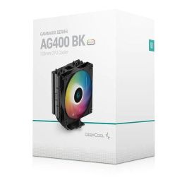 DEEPCOOL Gammaxx AG400 ARGB (Negro) - Disipador de CPU A-RGB - 1x120 mm DEEPCOOL Gammaxx AG400 ARGB (Negro) - Disipador de CPU A-RGB - 1x120 mm