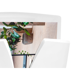 Cep Expositor Mural Antibacteriano Plástico Blanco 361x86x270 mm