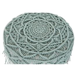 Reposapies Boho DKD Home Decor Verde Menta Natural 53 x 31 x 53 cm Reposapies Boho DKD Home Decor Verde Menta Natural 53 x 31 x 53 cm