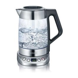 Severin WK 3479 - Hervidor de Agua y Té de Vidrio, 1.7 L, 3000 W, 13 Temperaturas, Acero Inoxidable, Apagado Automático, Negro Precio: 89.7094. SKU: B18ZC94N4P