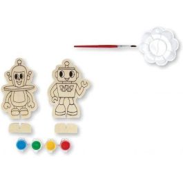 Kit Manualidades Apli Kids Robot 14712/ 2 Figuras/ 4 Botes Témpera/ 1 Pincel/ 1 Paleta Kit Manualidades Apli Kids Robot 14712/ 2 Figuras/ 4 Botes Témpera/ 1 Pincel/ 1 Paleta