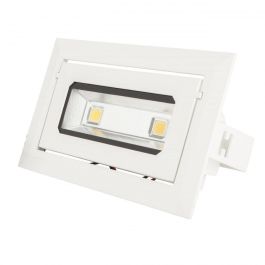 Foco Downlight LED 20W 1.800Lm 6000ºK Rectangular Basculante 40.000H [HO-DRECTBAS-20W-CW]
