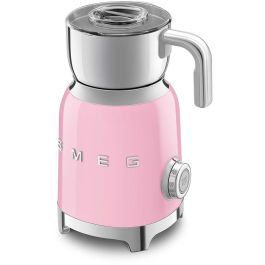 Smeg MFF11PKEU Espumador de Leche Eléctrico 50's Style Retro Rosa - Calentador Automático para Espuma Cremosa