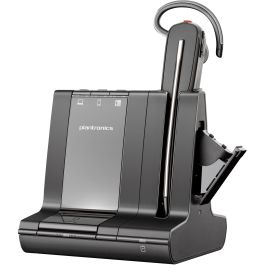 HP Poly Savi 8245-M Auriculares DECT USB-A Monoaural Inalámbricos para Oficina/Centro de Llamadas Certificado Microsoft Teams