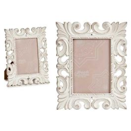 Portafoto Calado Madera Blanco 13x18 cm - Giftdecor (12 Unidades) Precio: 54.49999962. SKU: B1BYYQZ86P