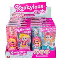 Magic Box Kookyloos Princess Dolls Muñeca Incluye Conjunto de Ropa, Diadema y Mascota