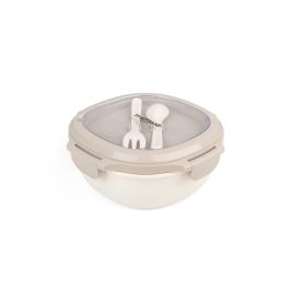 Thermosport Fiambrera Porta Alimentos Redonda 1080 ml - Recipiente Térmico de 20 x 20 x 8 cm (12 Unidades)