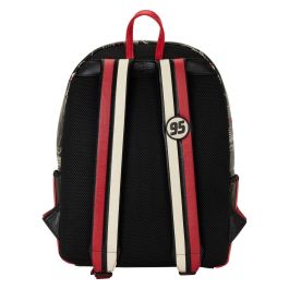 Loungefly Mochila McQueen Cars Disney Pixar 43cm - Cuero Sintético, Correas Ajustables, Detalles Bordados