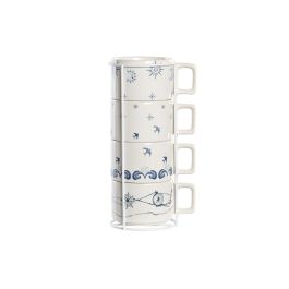 Cafe Atlantico DKD Home Decor Azul Blanco 11 x 27 x 11 cm Set de 4 Precio: 21.49999995. SKU: B12WFD83FV