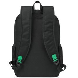 Rivacase 5566 Mochila Gremio para Portátil 15.6"-16" Negra, Urban, Impermeable, Poliéster rPET, Bolsillos Laterales