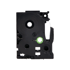 Q-connect Cinta TZE-221 Blanco-Negro 9mm Longitud 8mt