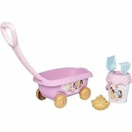 Smoby - Princesas Disney - Carrito de playa con cubo + accesorios -