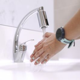 Edm Grifo Automático a Batería 01126, Dispensador Agua Inteligente con Sensor, Recargable USB, Ahorro Agua