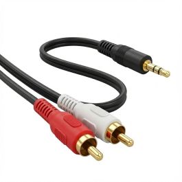 Cable Audio Jack (3,5 mm) a 2 RCA Startech MU3MMRCA Negro Precio: 7.49999987. SKU: B12WT278G5