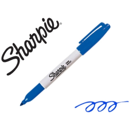 Sharpie Rotulador Permanente Punta Fina Azul Trazo 1mm Resistente al Agua Precio: 20.50000029. SKU: S8425223