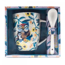 Enesco Taza con Cuchara Diseños de Búhos Precio: 8.49999953. SKU: B1663EHL8K