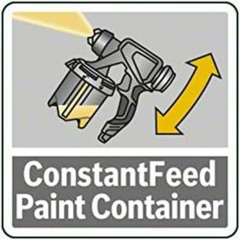 Bosch Pistola de pintura PFS 3000-2 650W para paredes, barniz, lacas y manchas con manguera de 2m