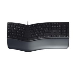 Cherry KC 4500 ERGO Teclado Ergonómico USB Español con Reposamanos Viscoelástico, Pies Ajustables y Teclas Multimedia Precio: 51.49999943. SKU: S7745462