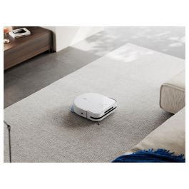 ECOVACS DEEBOT X5 OMNI Robot Aspirador con Estación de Vaciado Autónomo y Fregado, Sin Bolsa, Blanco, Forma D, 3.5L, Navegación Láser, 6400 mAh