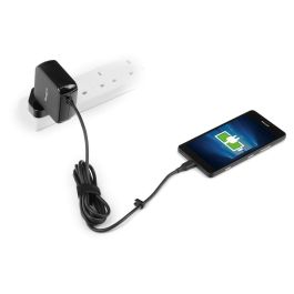 Targus APA95EU Cargador USB-C Universal 45W para Portátiles, Móviles, Tablets, con Cable 1.8m y 4 Clavijas Intercambiables Negro