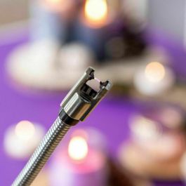 Pack Barbacoa Plegable de Acero Inoxidable para Carbón y Encendedor Eléctrico Recargable y Flexible InnovaGoods