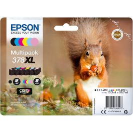 EPSON Multipack 6-colours 378XL Claria Photo HD Ink ARDILLA Precio: 131.50000006. SKU: S8405489