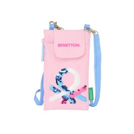 Monedero Benetton Pink Bolso para Móvil Rosa