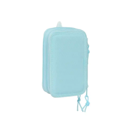 Plumier Triple Furby Azul 12,5 x 19,5 x 5,5 cm 37 Piezas