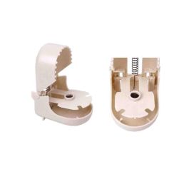 Sauvic Ratonera de plástico PVC beige 5 x 9,5 x 4 cm, blister 2 uds Precio: 6.50000021. SKU: S7914849