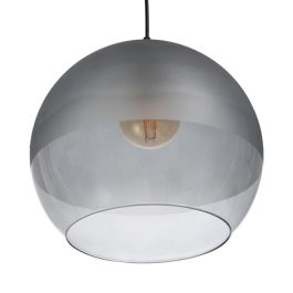 Lámpara Decoración Gris Cristal 30 X 30 X 25 cm