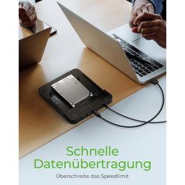 ICY BOX Docking Station para 2.5" SATA y M.2 NVMe - USB 3.2