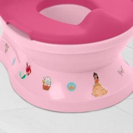DISNEY BABY BRI17555 - Mini Inodoro Princesas con Reductor de Asiento 2 en 1 MySize, Orinal Extraíble Fácil de Limpiar