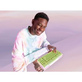 Logitech G715 920-010458 Teclado Gaming Inalámbrico con Bluetooth, GX Brown, RGB, QWERTZ (Alemán), Blanco