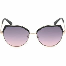 Guess GU7736 01U Gafas de Sol para Mujer, Montura Metálica Negra Brillante, Cristales Burdeos Espejados, Calibre 58mm Precio: 62.50000053. SKU: B17PAERFNC