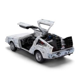 Smoby Camión de juguete Delorean Regreso al Futuro, escala 1:32, edición especial 40 aniversario. Coche de metal. Edad mínima 8 años.