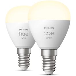 Philips Hue Bombilla inteligente E14 White P45 Luster 2x470lm Blanco suave Bluetooth (Pack de 2) Precio: 59.50000034. SKU: S7808936