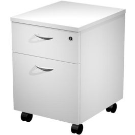 Artexport Cajonera Presto 2 Cajones C-Ruedas Guías Metálicas Cerradura Blanco -Desmontado- Precio: 144.50000048. SKU: S8401426