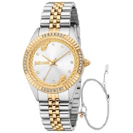 Reloj Mujer Just Cavalli ANIMALIER SPECIAL PACK + BRACELET Plateado Dorado (Ø 30 mm) Precio: 175.49999962. SKU: B142F223T2