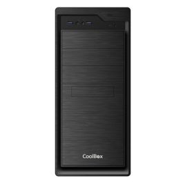 Coolbox F800 Caja PC Sobremesa ATX con Fuente Alimentación 500W y 2 Puertos USB 3.0 Negra