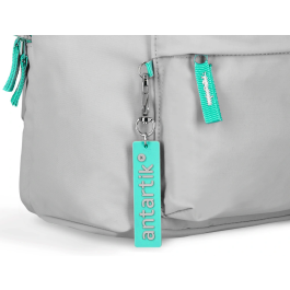 Antartik Mochila Basic Pack Gris, 20 L, Bolsillo Portátil, 300x160x420 mm