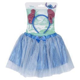 Cerdá Accesorios de Disfraz Fantasía Stitch: Tutú y Diadema Infantil. Talla 2-4 Años, Edad 3+ Años.