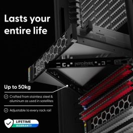 PATCHBOX Setup.exe - Herramienta de Soporte y Ayuda para Instalación de Hardware Pesado en Armarios de Red, 50kg, con Estante para Portátil